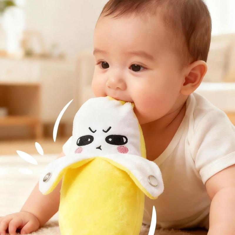 SnugPlay interactive musical plush toy - Banana Carrot Strawberry Pear image 5