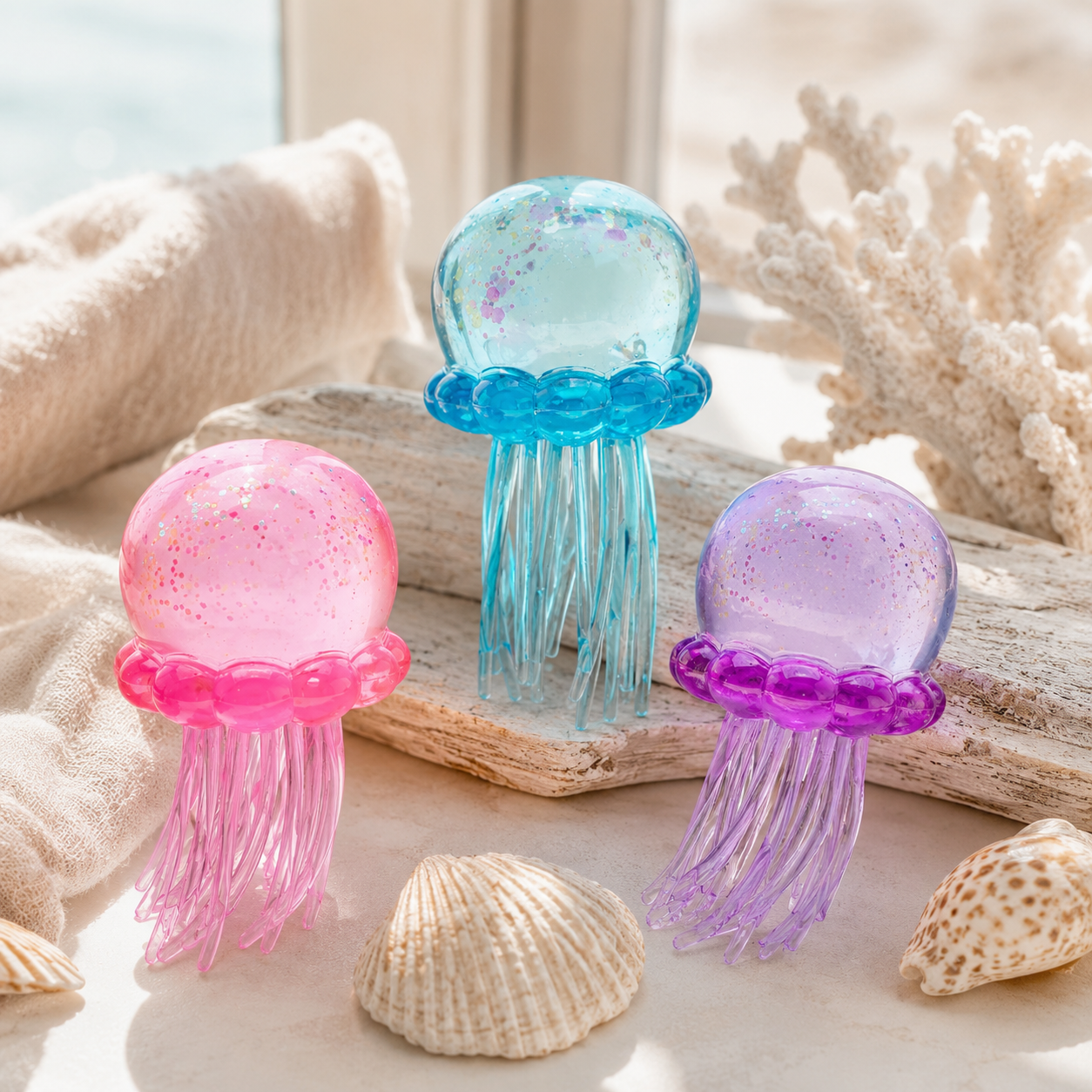 Cute Jellyfish Gel Squishy Fidget Toy